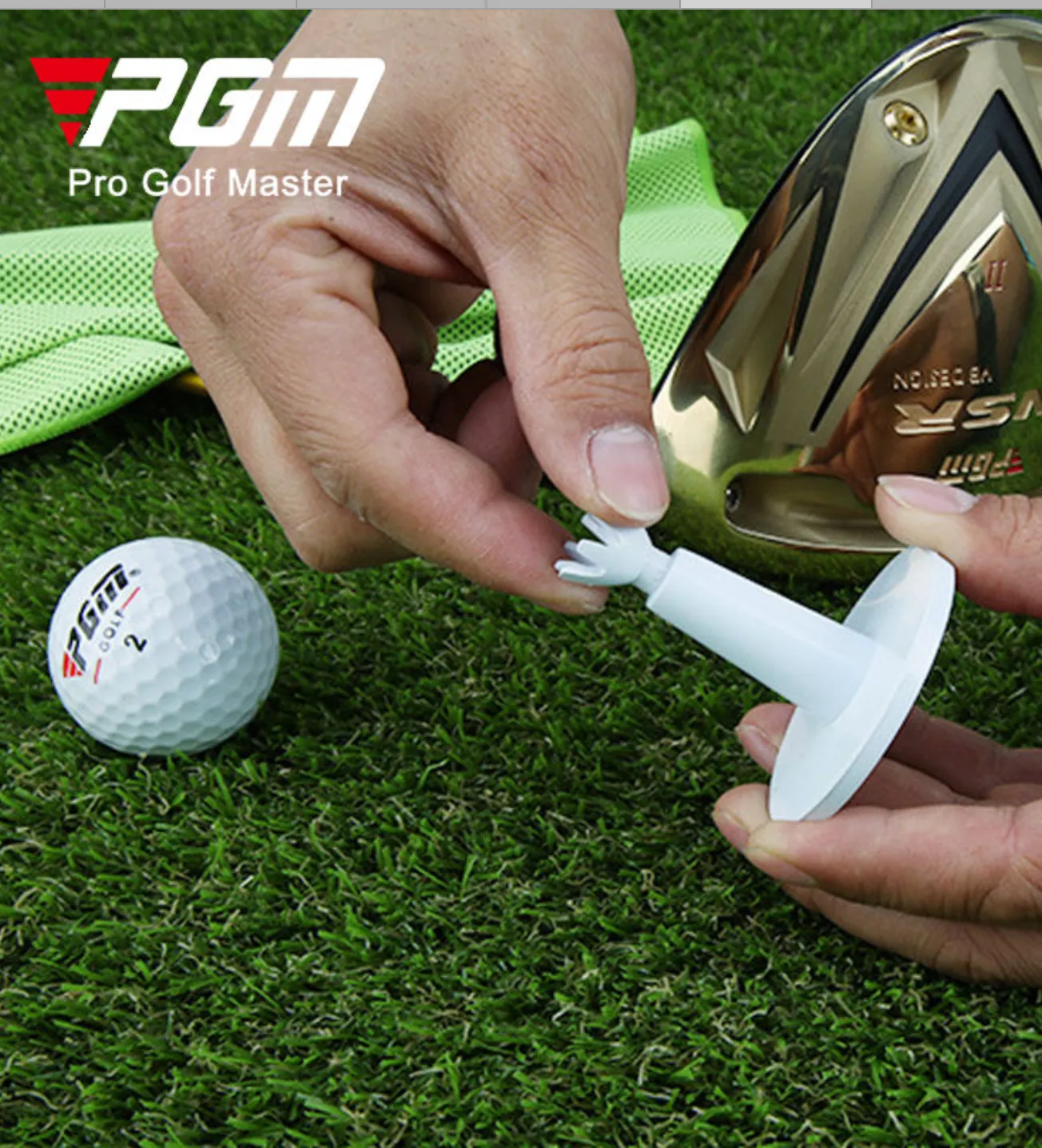 2-Pcs Adjustable Golf Tee