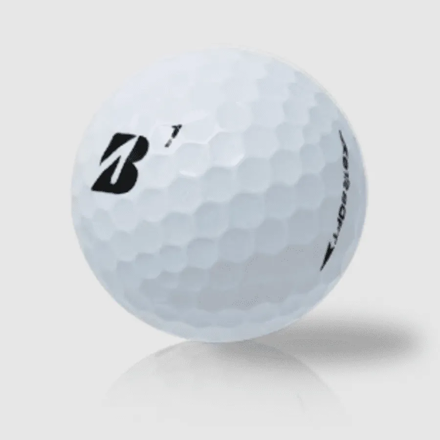 36 Bridgestone E12 Mix White Golf Balls - Recycled 5A/4A