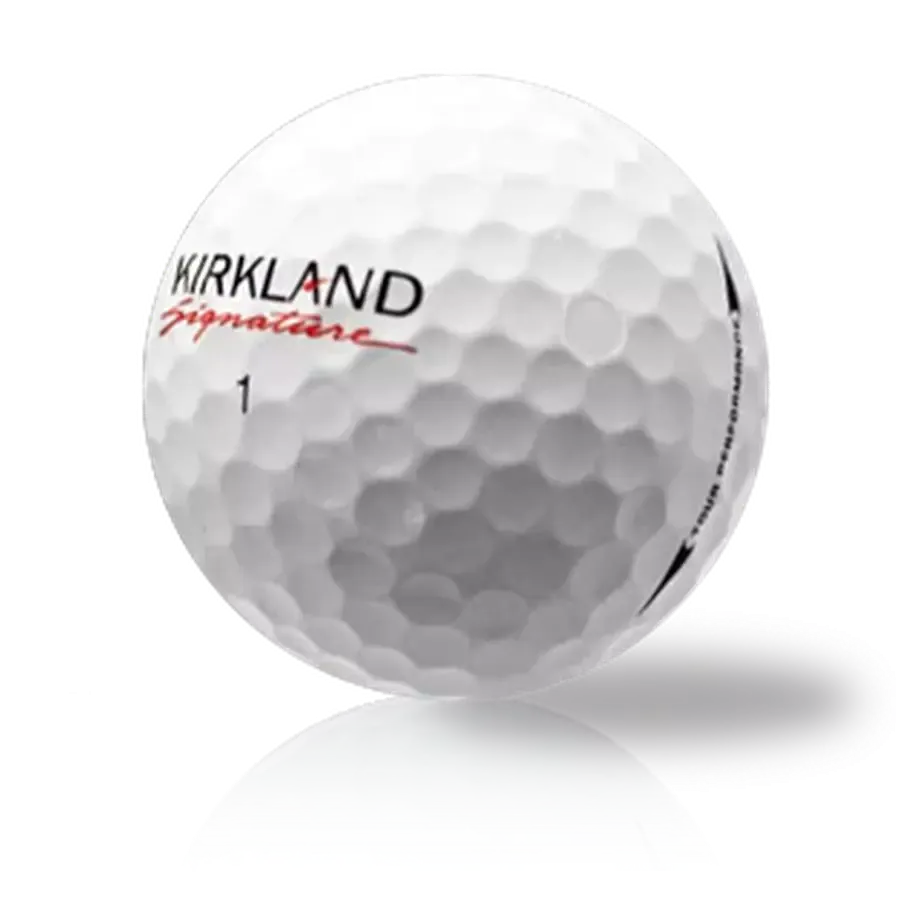 36 Kirkland 3 Piece White Golf Balls - Recycled 5A/4A