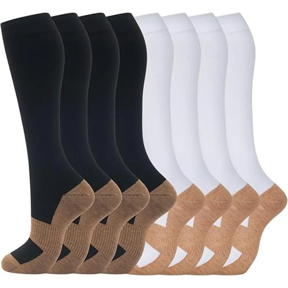 8 Pair Supportive Orthopedic Socks – Stability and Performance