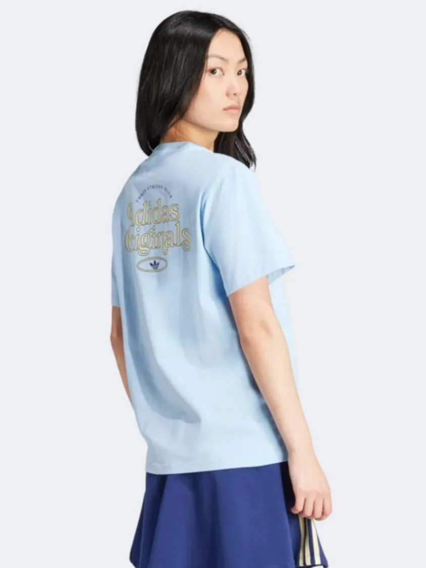 Adidas Graphic Women Original T-Shirt Clear Sky