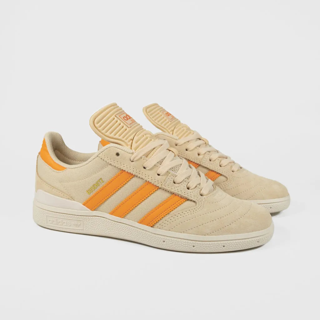 Adidas Skateboarding - Busenitz Shoes - Crystal Sand / Bold Orange / Gold Metallic