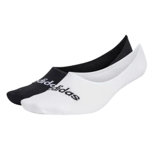 ADIDAS THIN LINEAR BALLERINA SOCKS 2 PAIRS -WHITE