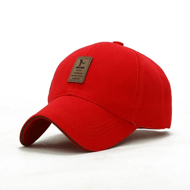 Adjustable Stretch Fit Golf Cap with Patch