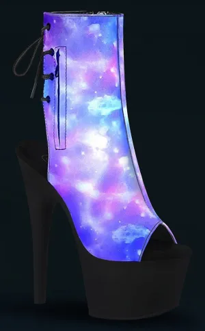 ADORE-1018REFL Galaxy Reflective Ankle Boots