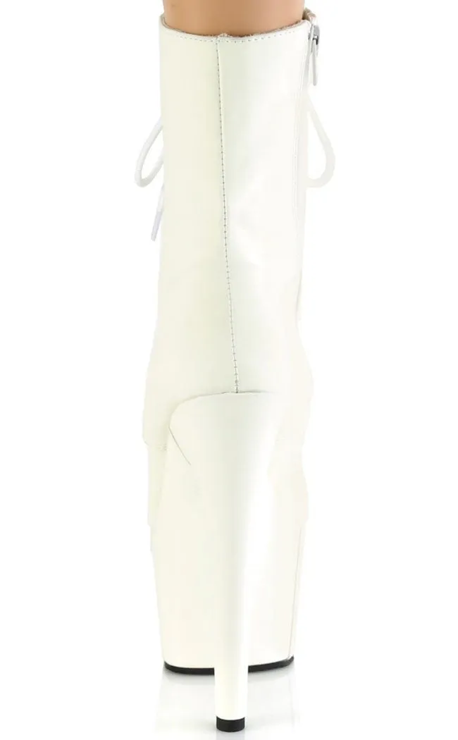 ADORE-1020GD White Glow in the Dark Boots