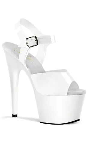 ADORE-708N White Jelly-Like Platform Heels