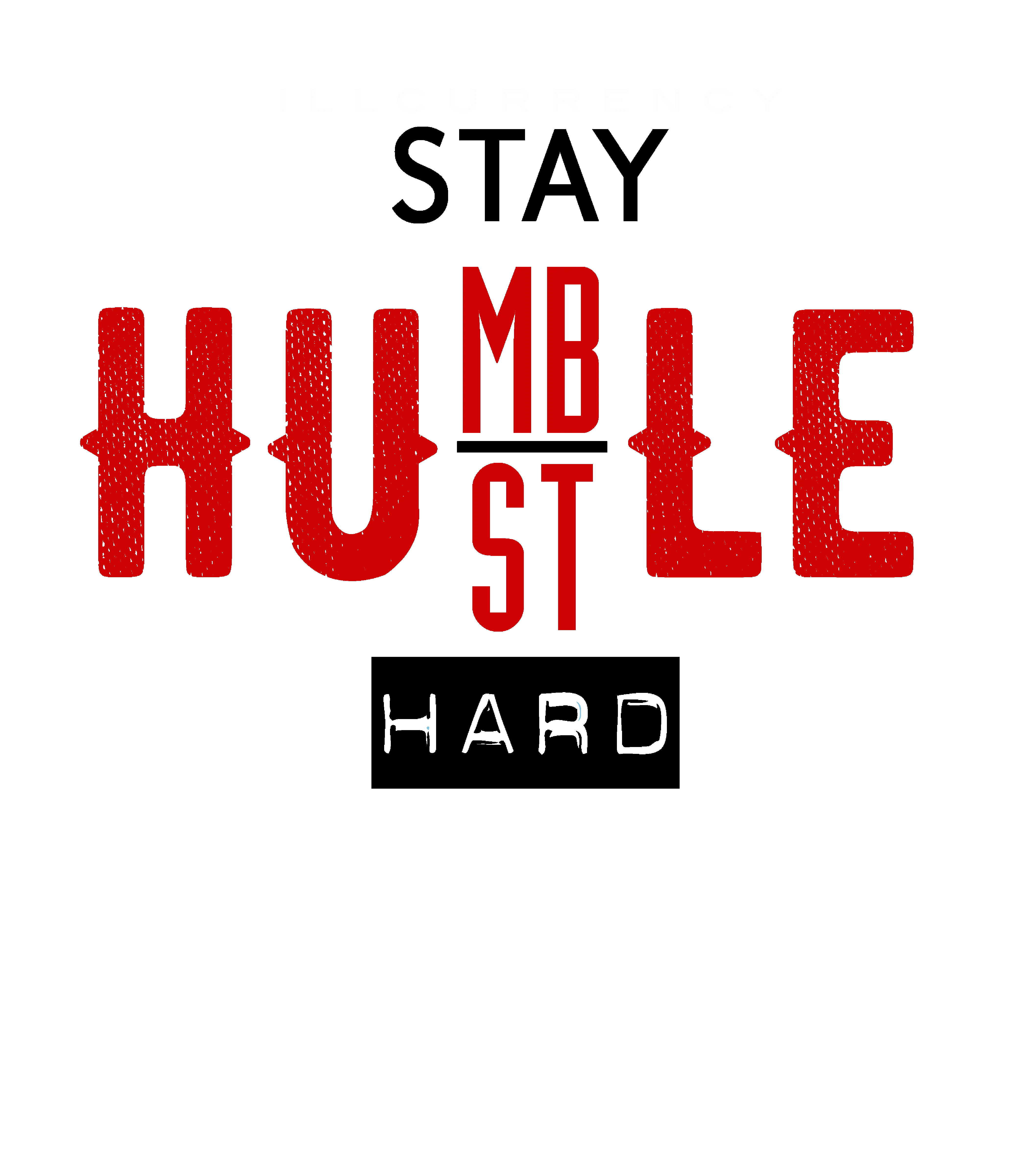 Air Jordan 1 KO White T-Shirt (Stay Humble Hustle Hard)