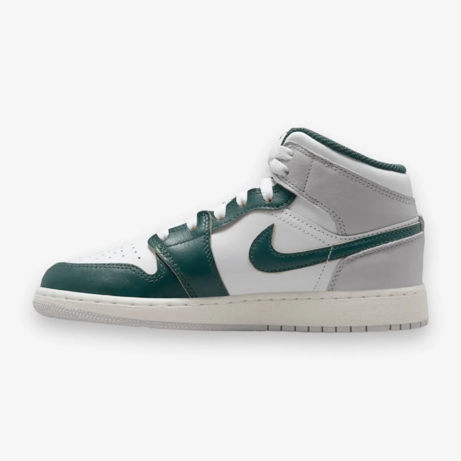 Air Jordan 1 Mid SE (GS) White Oxidized Green Sail FQ8088-103