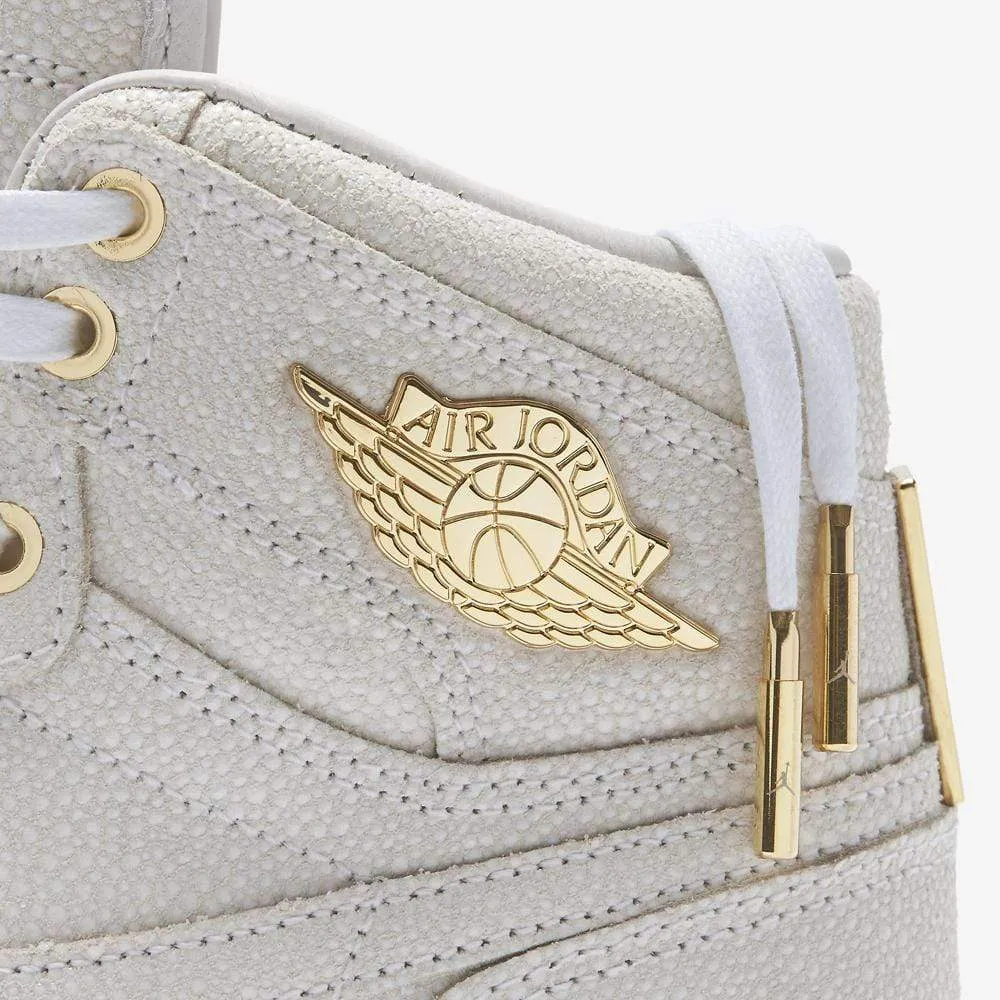 Air Jordan 1 Retro High Pinnacle White Metallic Gold