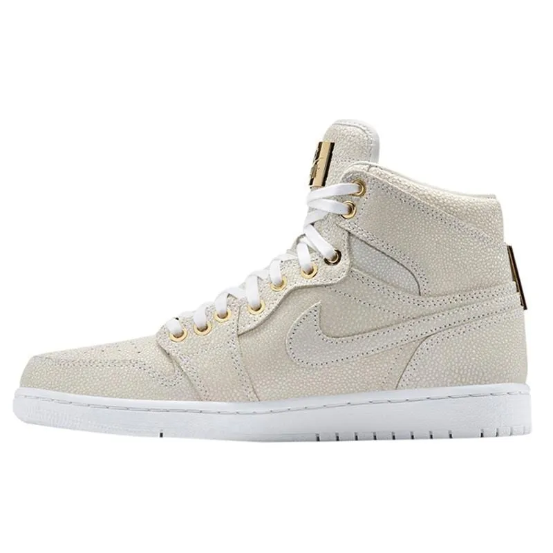 Air Jordan 1 Retro High Pinnacle White Metallic Gold