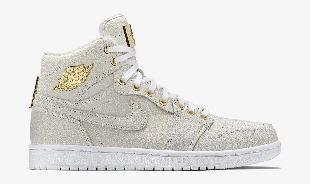 Air Jordan 1 Retro High Pinnacle White Metallic Gold