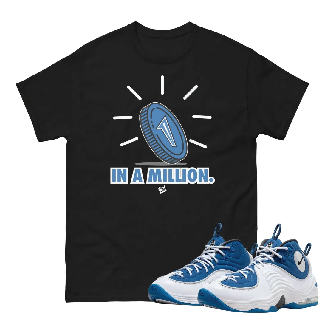 Air Penny 2 Atlantic Blue "One In a Mill" Shirt