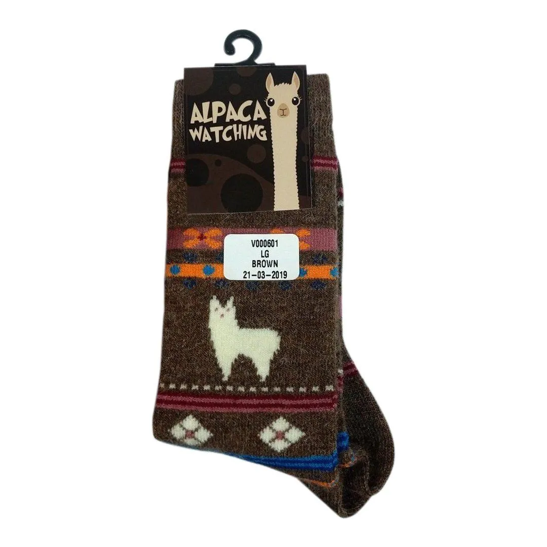 Alpaca Socks - Alpaca Watching