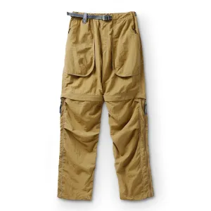 And Wander Men's NY Taffeta Hiker 2way Pants Beige