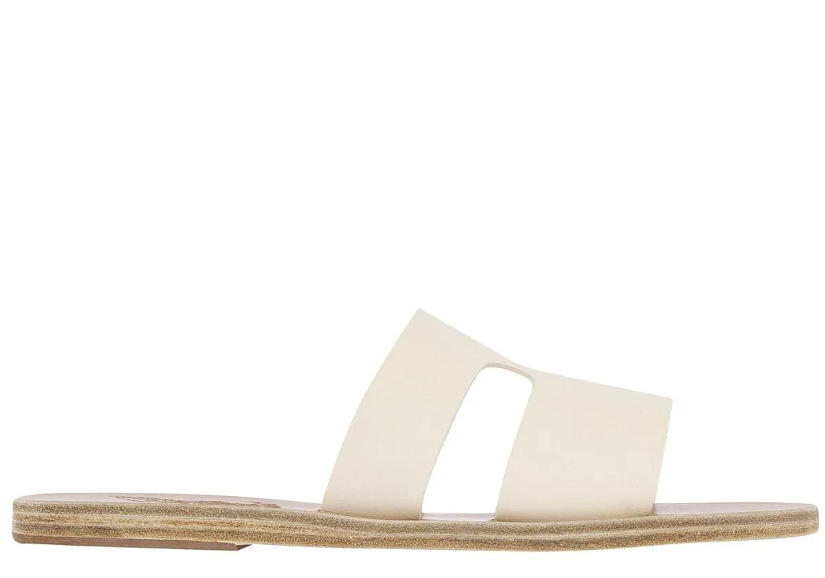 Apteros Leather Slide Sandals