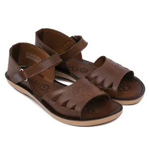 ASIAN Women's Elite-123 Tan Walking,Casual,Formal Sandals uk-8