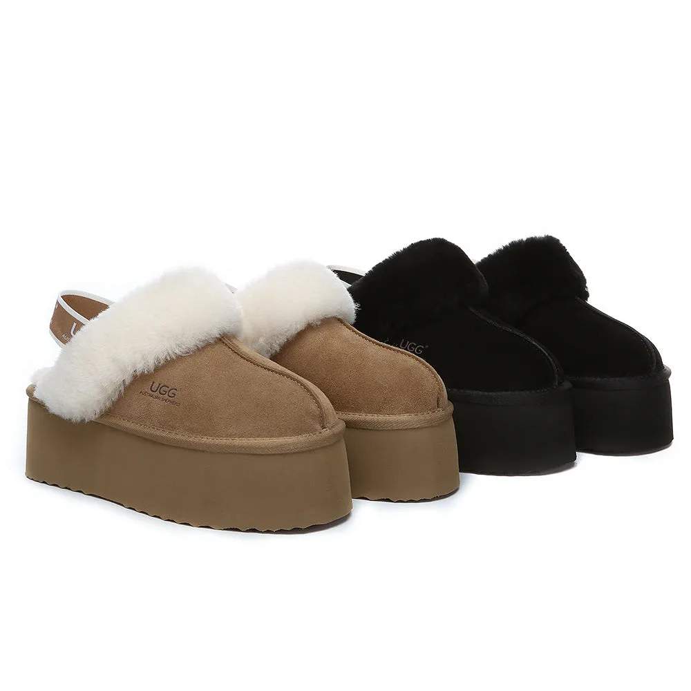 AUSTRALIAN SHEPHERD UGG Slippers Women Slingback Muffin Plus Platform #AS2071