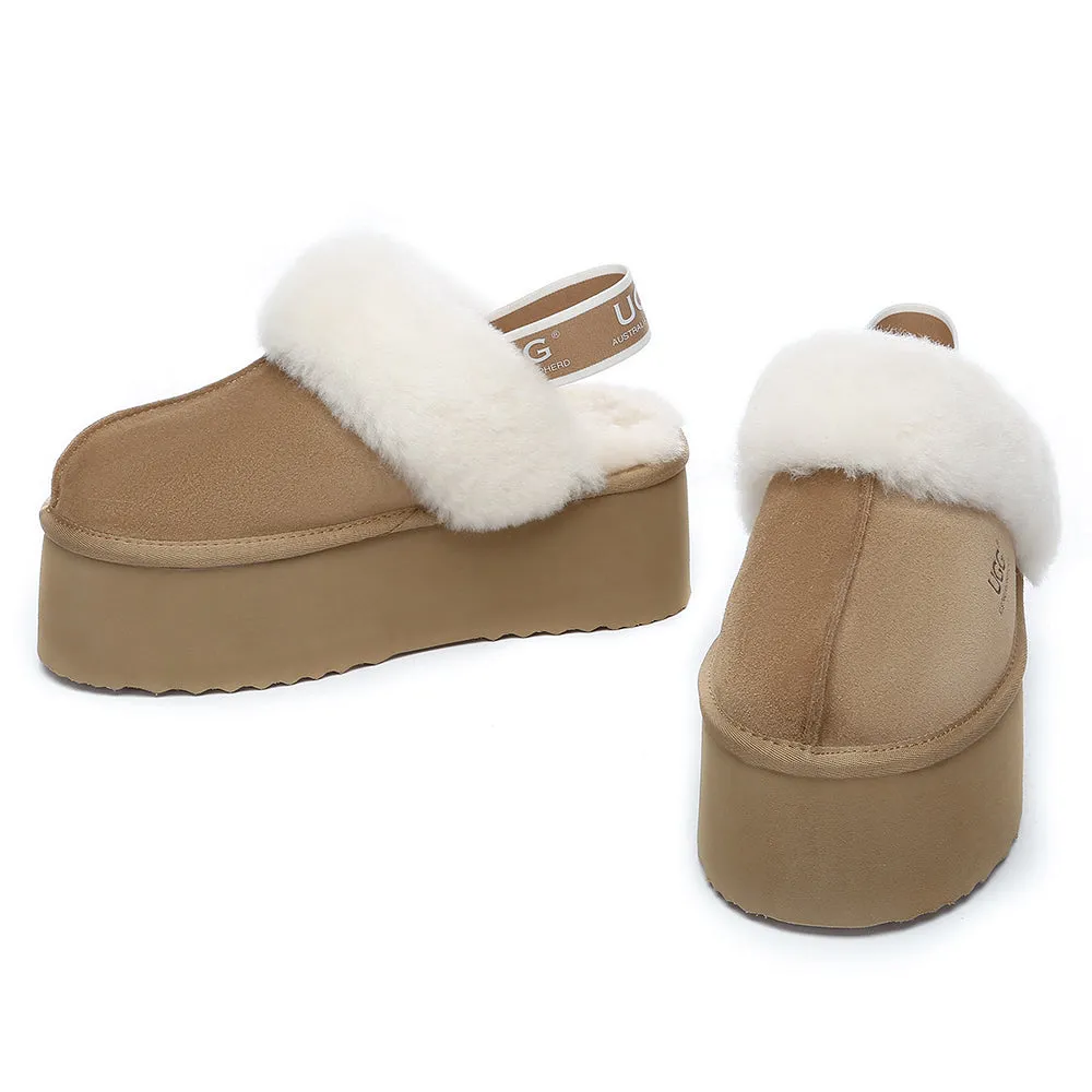 AUSTRALIAN SHEPHERD UGG Slippers Women Slingback Muffin Plus Platform #AS2071