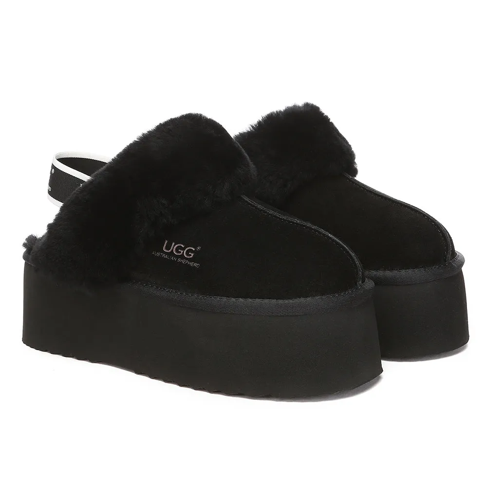 AUSTRALIAN SHEPHERD UGG Slippers Women Slingback Muffin Plus Platform #AS2071