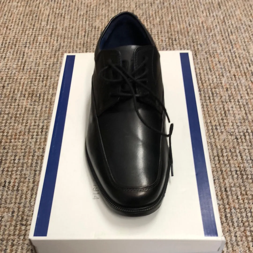 Baker Black Leather Shoe - Padders