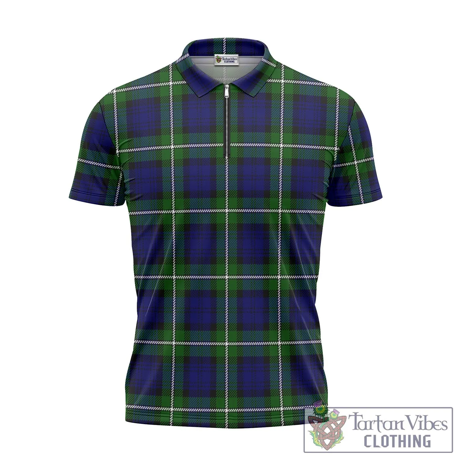 Bannerman Tartan Zipper Polo Shirt