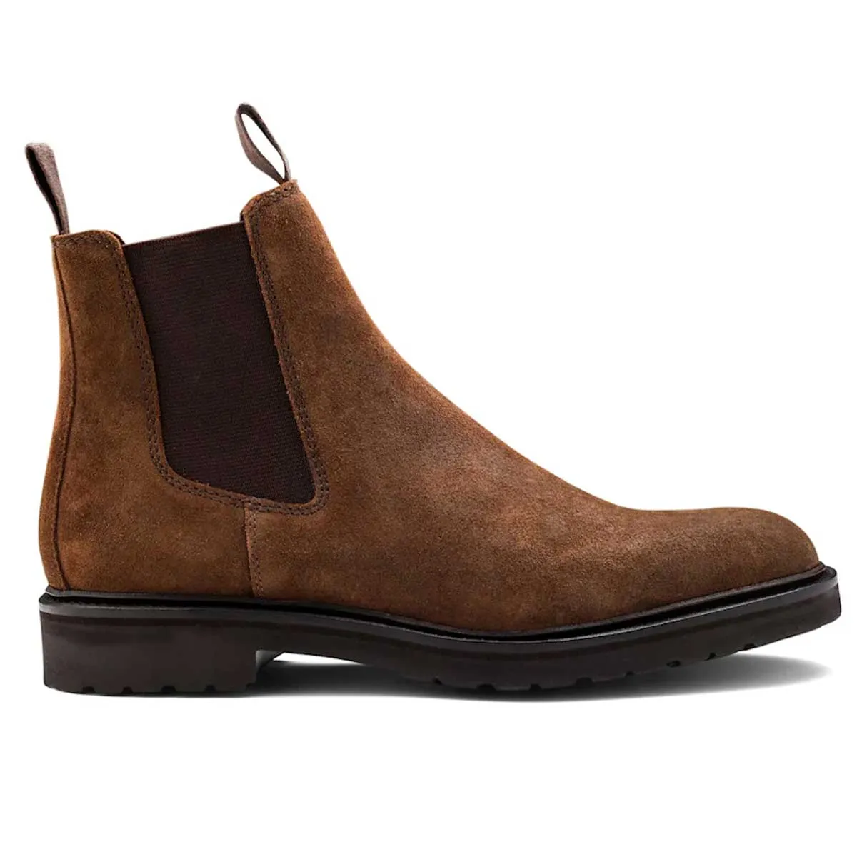 BARKER Camborne Xtra Lite Chelsea Boots - Mens - Brown Waxy Suede