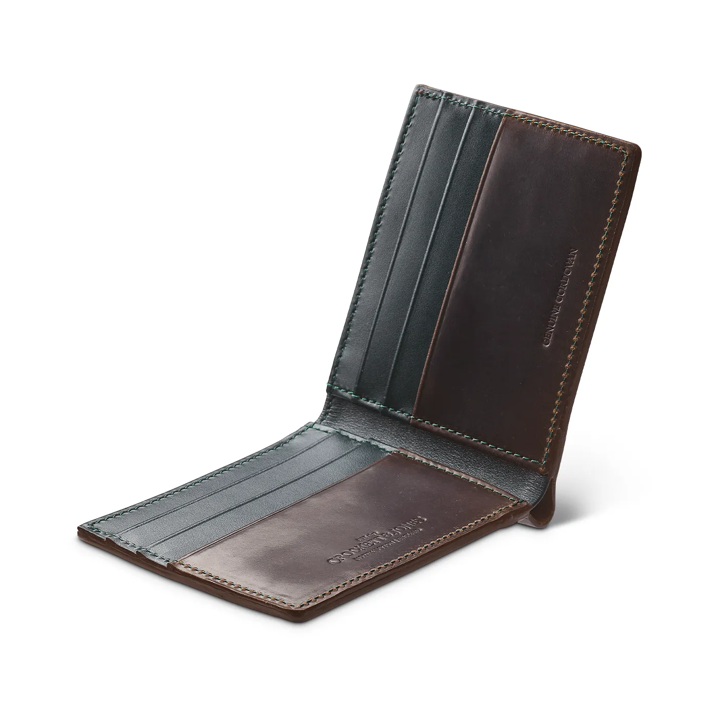 Billfold Wallet Dark Brown Cordovan