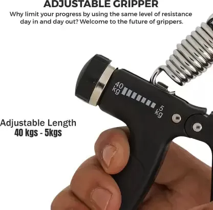 BIONFIT Adjustable Hand Grip Strengthener: Strengthen Hands & Forearms (5-40kg)