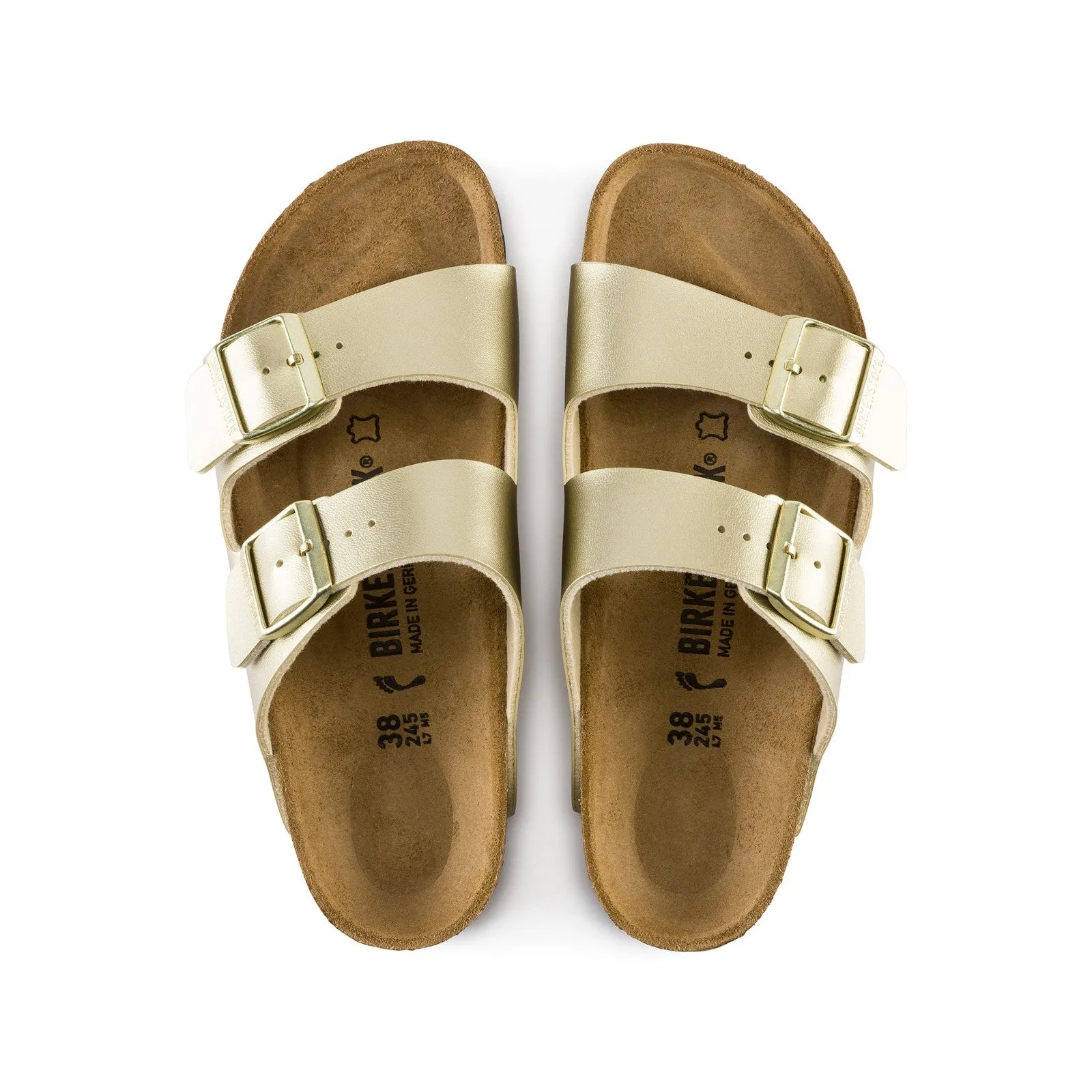 Birkenstock Arizona Birko-Flor (Gold) Men's Sandals 1016110 1016110