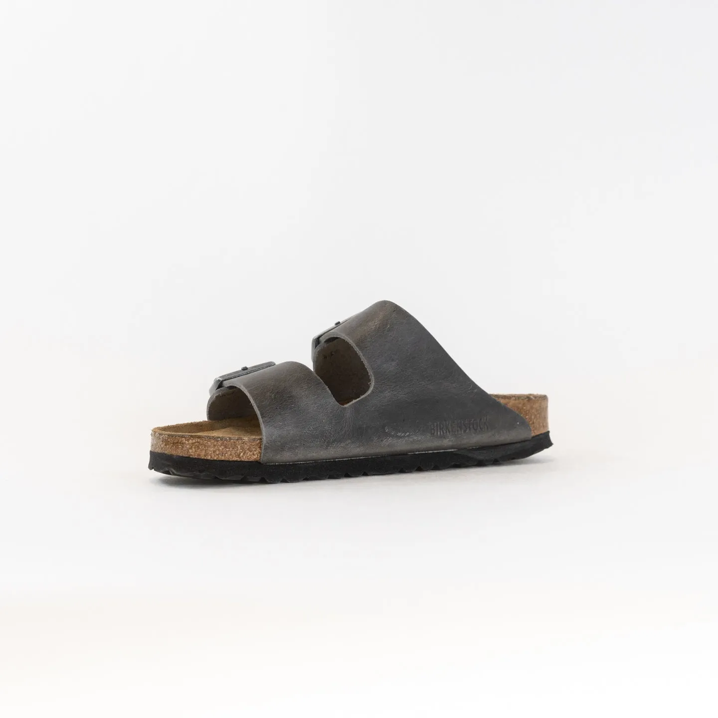 Birkenstock Arizona Soft Footbed (Women's) - Iron Oiled Leather