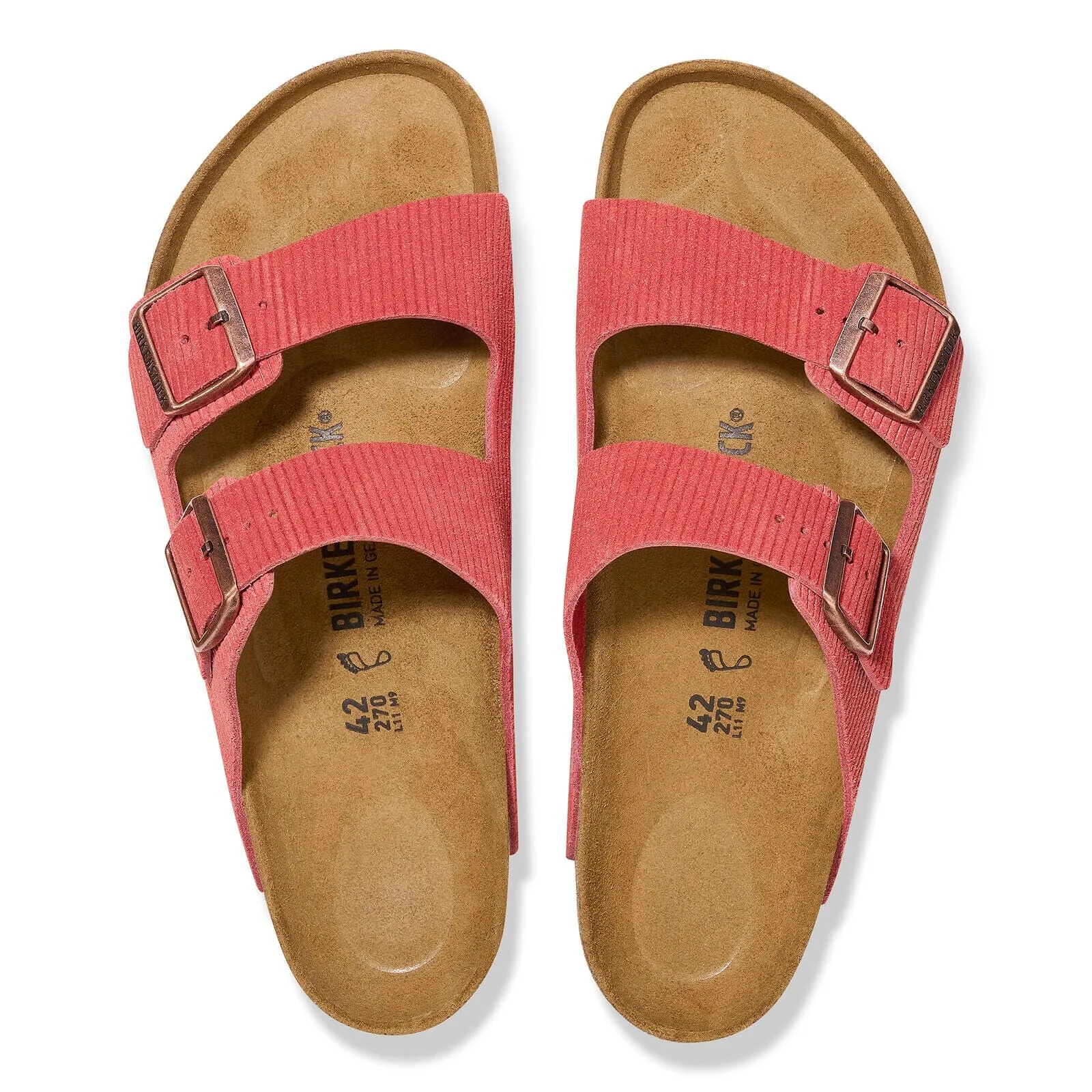 BIRKENSTOCK ARIZONA SUEDE EMBOSSED