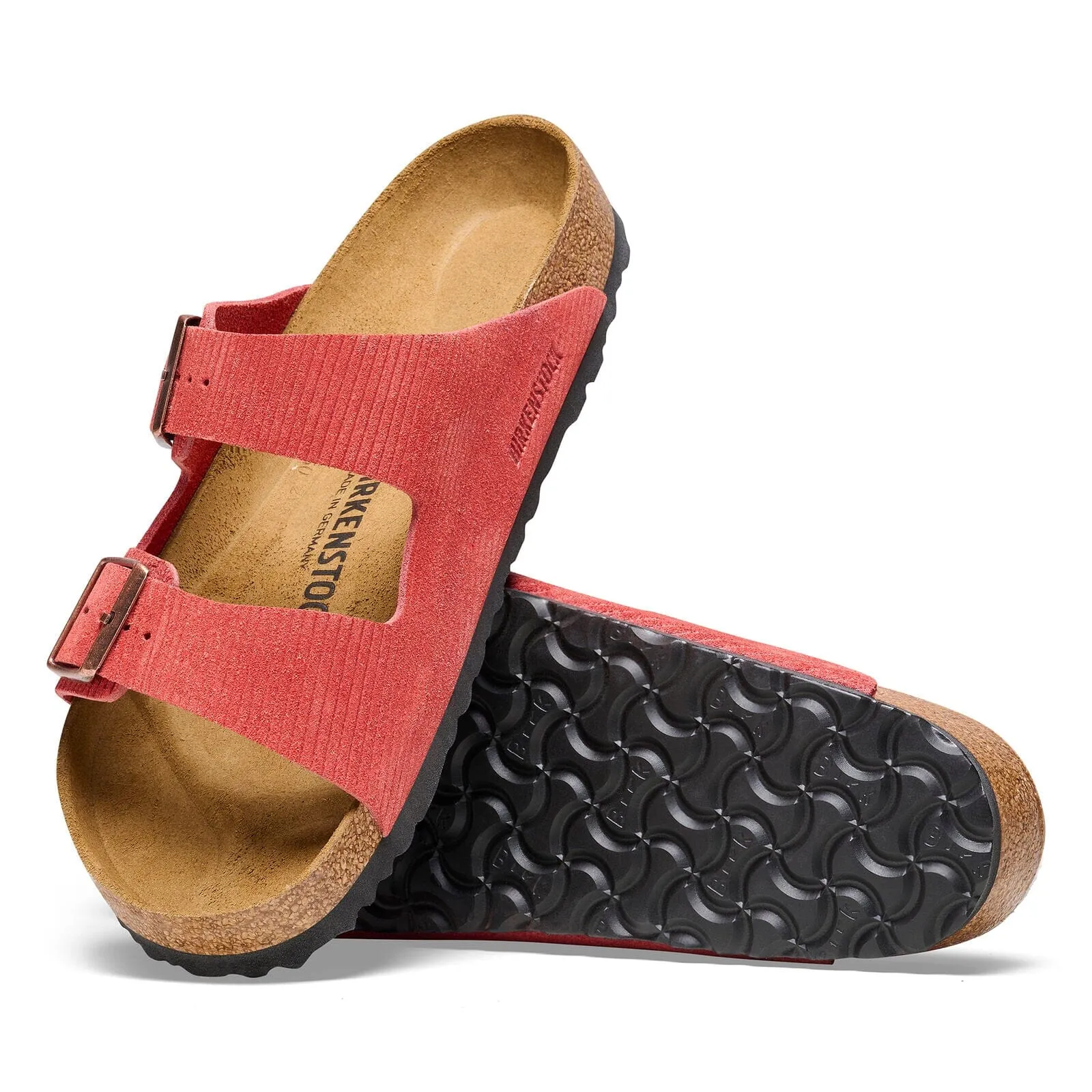 BIRKENSTOCK ARIZONA SUEDE EMBOSSED