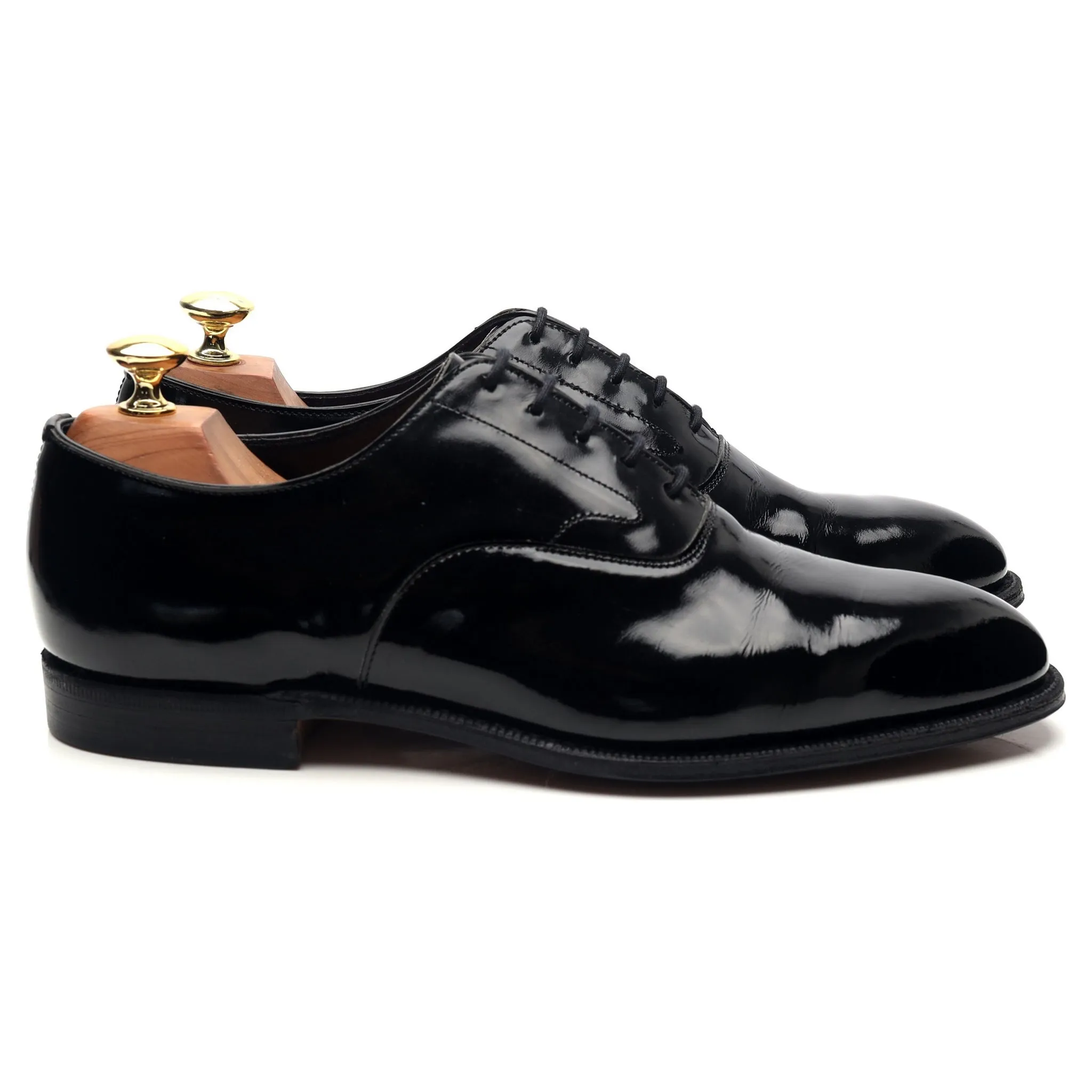 Black Patent Leather Oxford UK 8 US 8.5