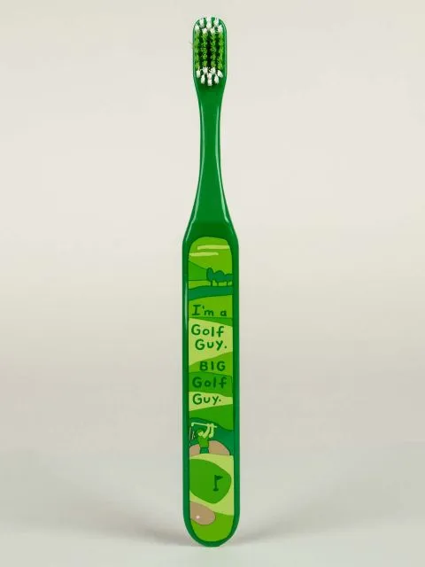 BlueQ "I'm A Golf Guy. Big Golf Guy."Toothbrush