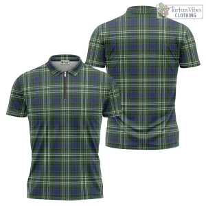 Blyth Tartan Zipper Polo Shirt