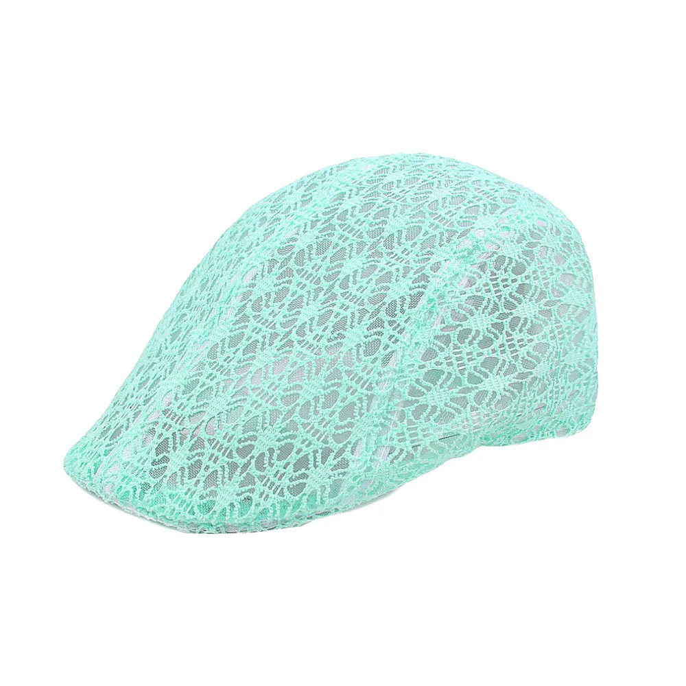 Breathable Mesh Summer Hat Newsboy Ivy Cap Cabbie Flat Cap YZ30151