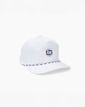 Breezy Golf Club Baby Blue & Red Rope Hat