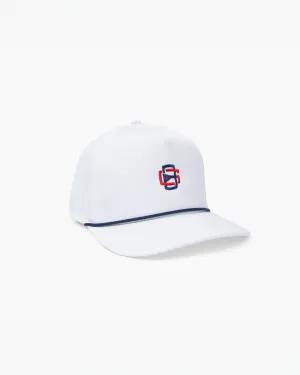 Breezy Golf Club Navy & Red Rope Hat