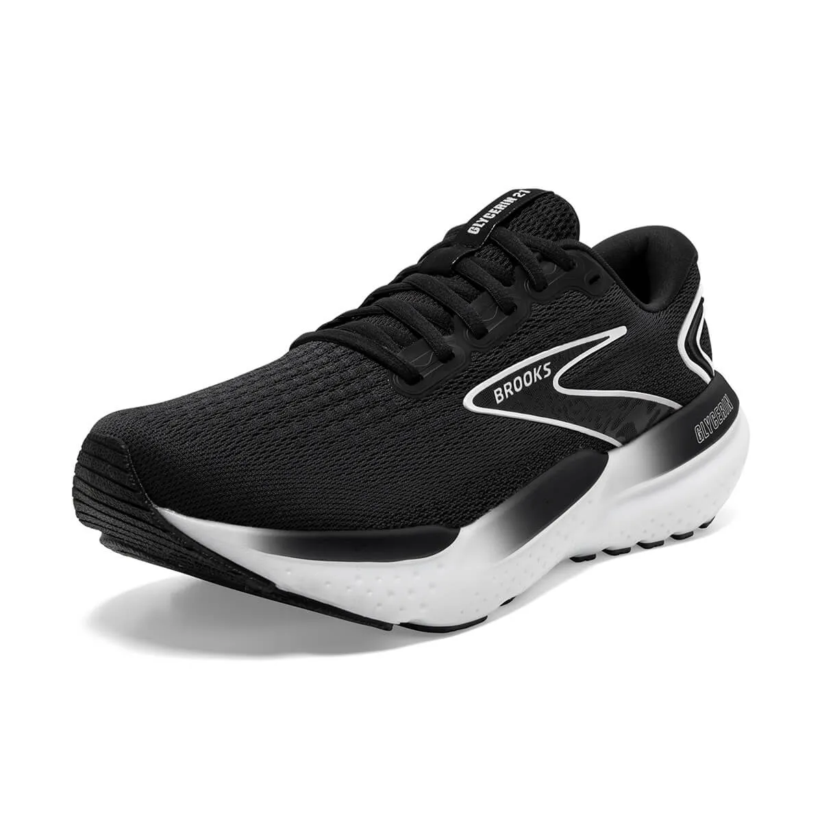 Brooks Glycerin 21 Mens | Black/grey/white