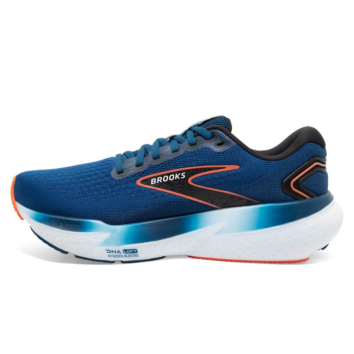 Brooks Glycerin 21 Mens | Blue Opal/black/nasturtium