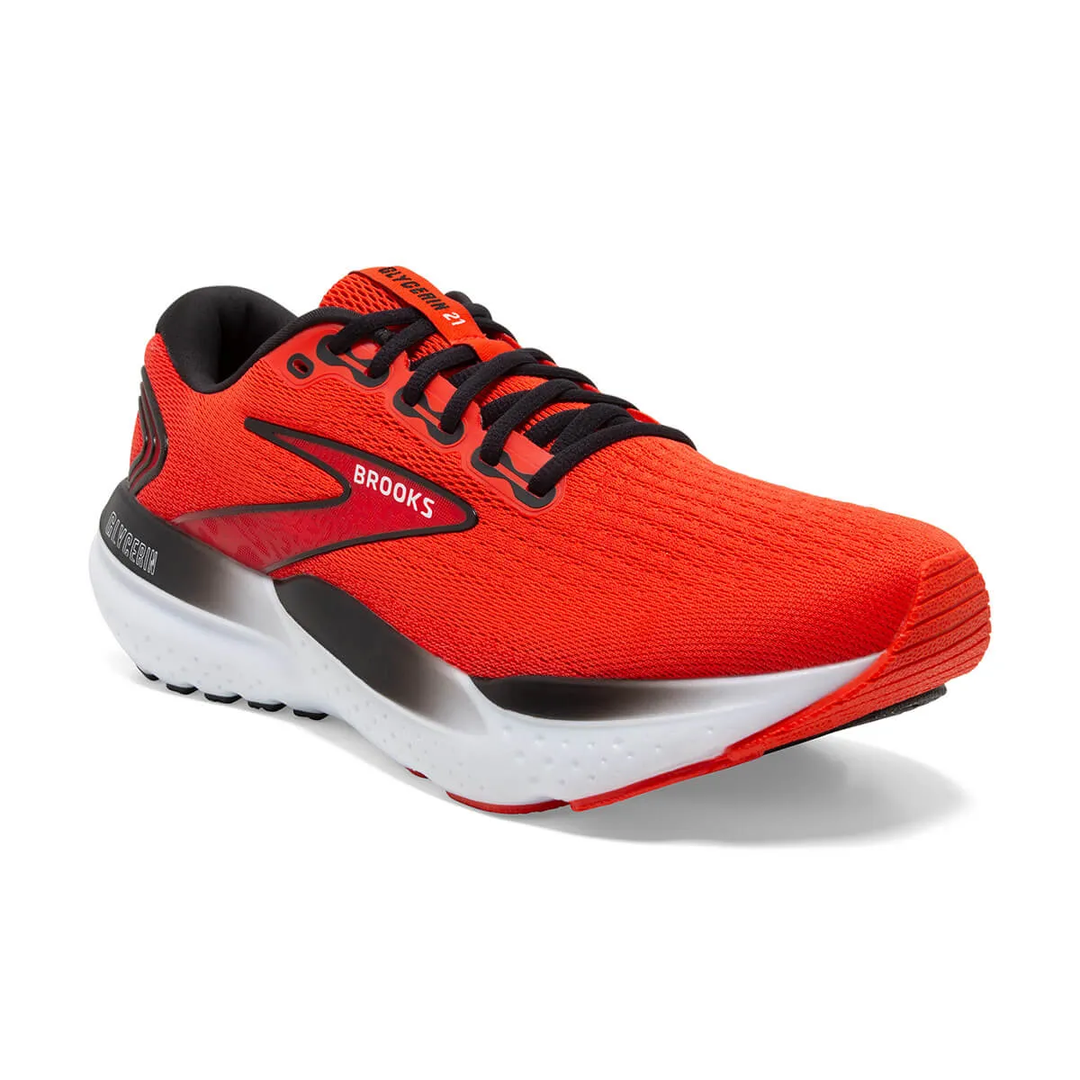 Brooks Glycerin 21 Mens | Grenadine/salsa/black