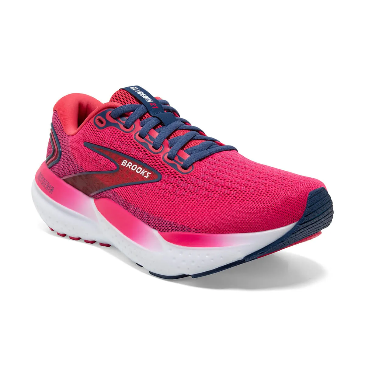 Brooks Glycerin 21 Womens | Raspberry/estate Blue