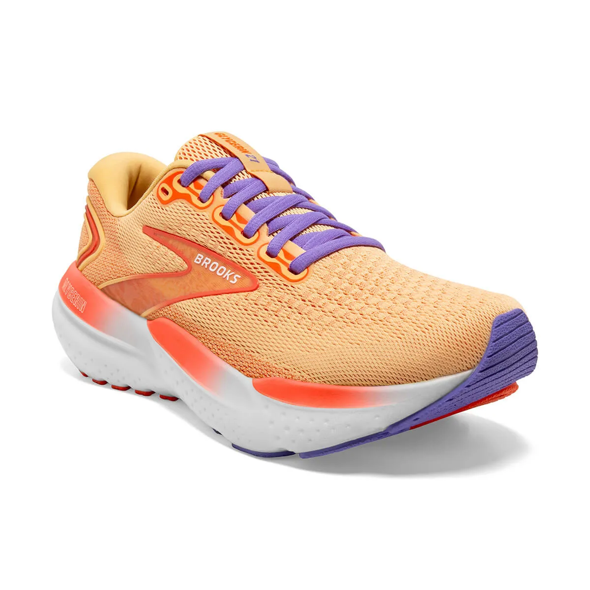 Brooks Glycerin 21 Womens | Sunburst/nasturtium/purple