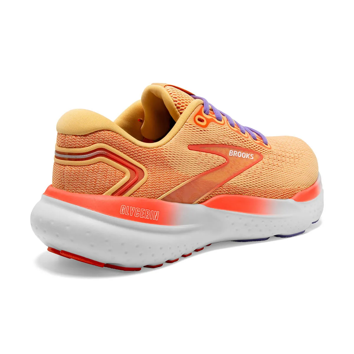 Brooks Glycerin 21 Womens | Sunburst/nasturtium/purple