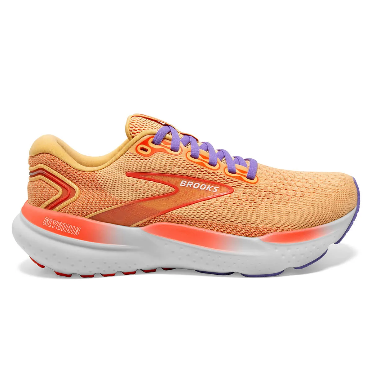 Brooks Glycerin 21 Womens | Sunburst/nasturtium/purple