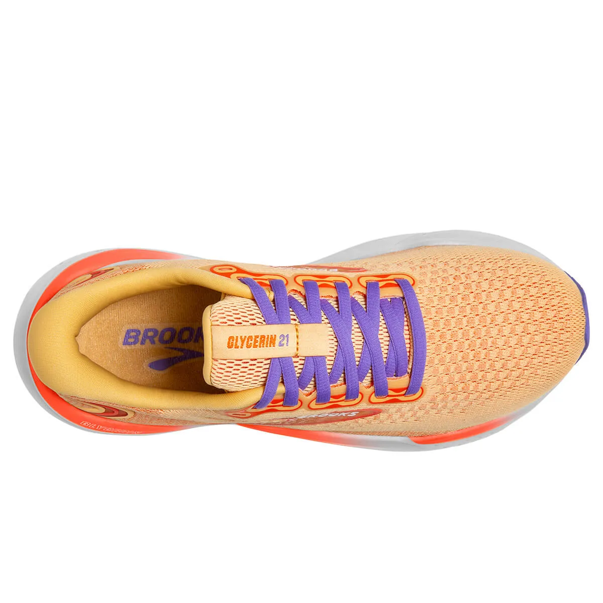 Brooks Glycerin 21 Womens | Sunburst/nasturtium/purple