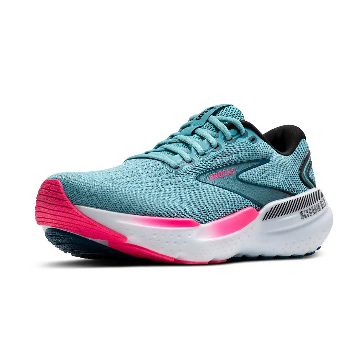 Brooks Glycerin GTS 21 Womens | Moroccan Blue/aqua/pink