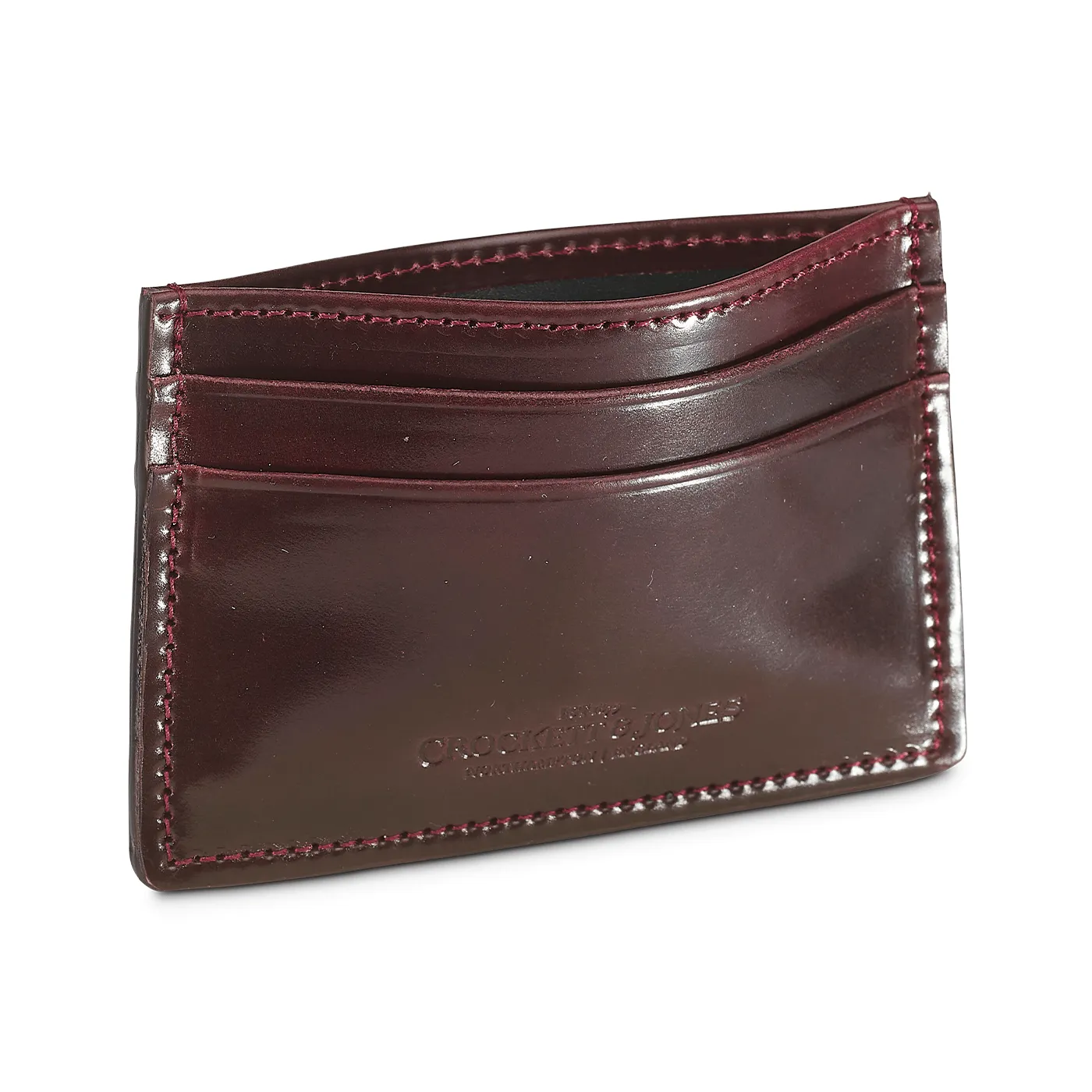 Card Holder Burgundy Cordovan