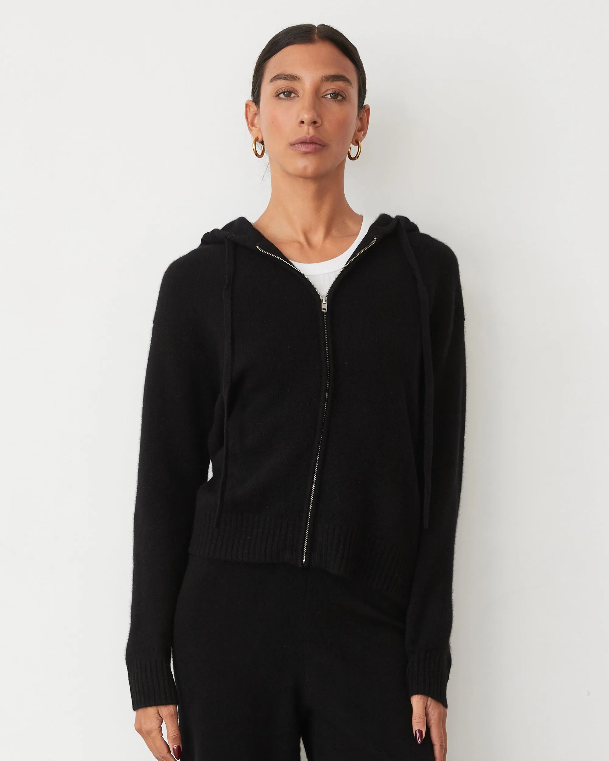 Cashmere Zip Up Hoody